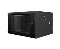 Lanberg Wisząca 19" 6U 600x600mm dwusekcyjna (czarna) - 455646 - zdjęcie 4